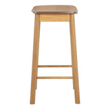 Wooden Bar Table And 2 Bar Stools Without Back - Barlow