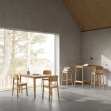 Wooden Bar Table for 4 People Rectangular - Barlow