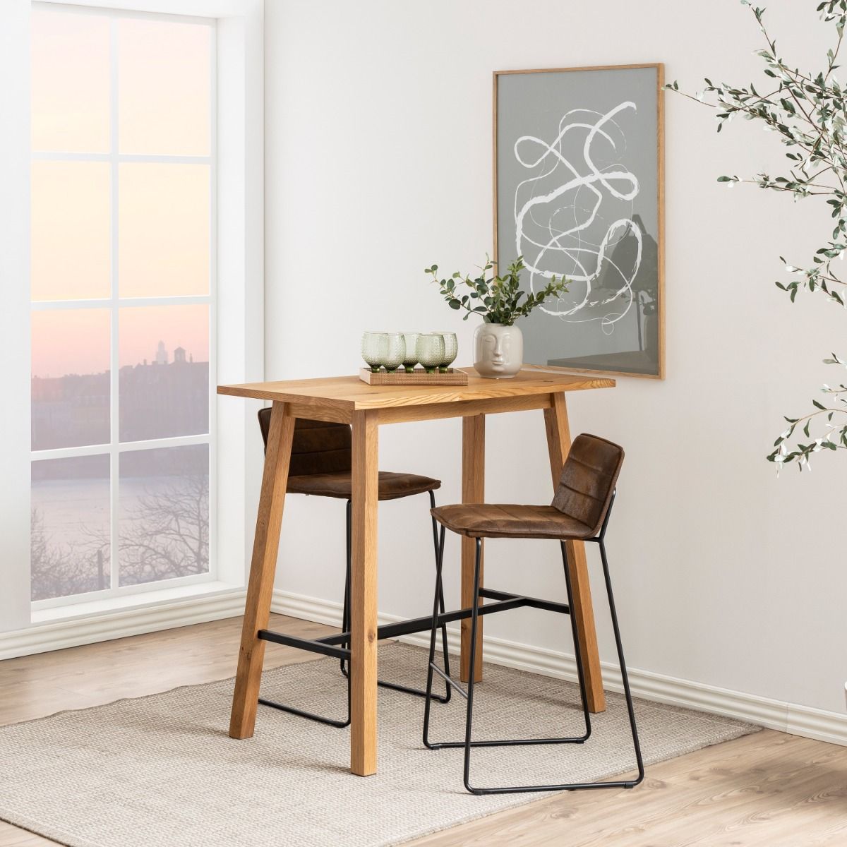 Wooden Bar Table Rectangular - Chara