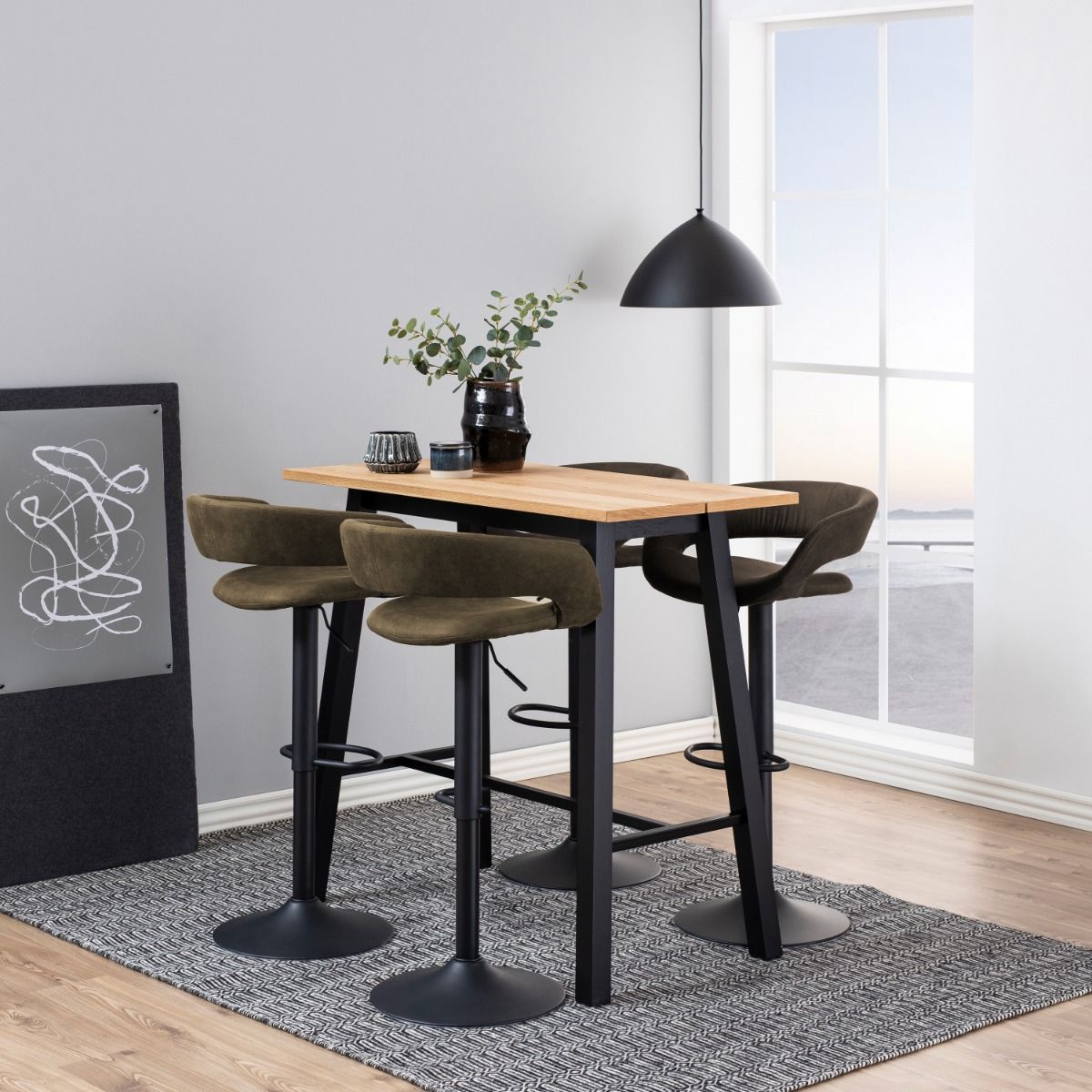 Wooden Bar Table Rectangular - Chara