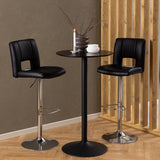 Wooden Bar Table Tall And Round - Ibiza