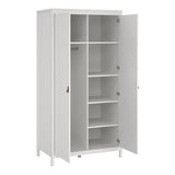 Wooden 3 Piece Bedroom Furniture Set With 2 Doors Wardrobe - Barcelona