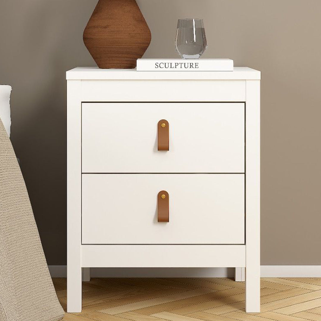Wooden 3 Piece Bedroom Furniture Set With 2 Doors Wardrobe - Barcelona