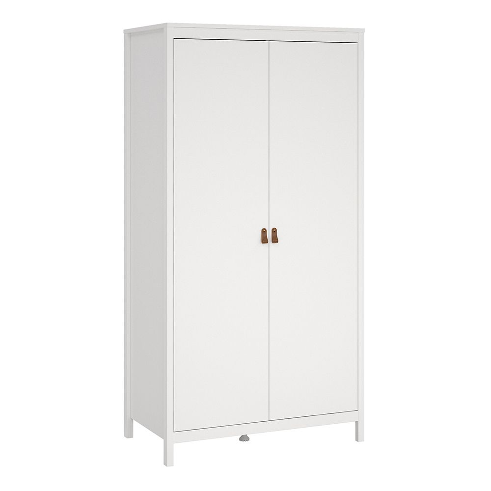 Wooden 3 Piece Bedroom Furniture Set With 2 Doors Wardrobe - Barcelona