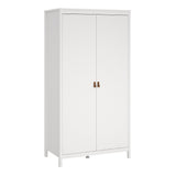Wooden 3 Piece Bedroom Furniture Set With 2 Doors Wardrobe - Barcelona