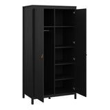 Wooden 3 Piece Bedroom Furniture Set With 2 Doors Wardrobe - Barcelona