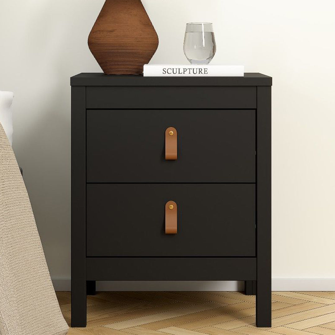 Wooden 3 Piece Bedroom Furniture Set With 2 Doors Wardrobe - Barcelona