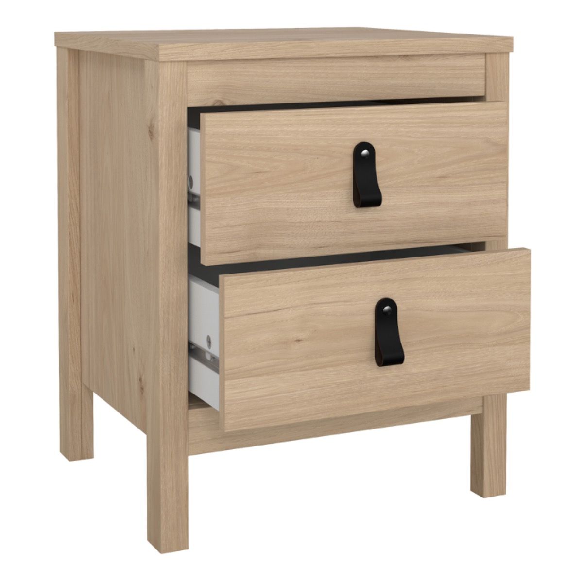 Wooden 3 Piece Bedroom Furniture Set With 2 Doors Wardrobe - Barcelona