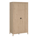 Wooden 3 Piece Bedroom Furniture Set With 2 Doors Wardrobe - Barcelona