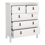 Wooden 3 Piece Bedroom Furniture Set With 3 Doors Wardrobe - Barcelona