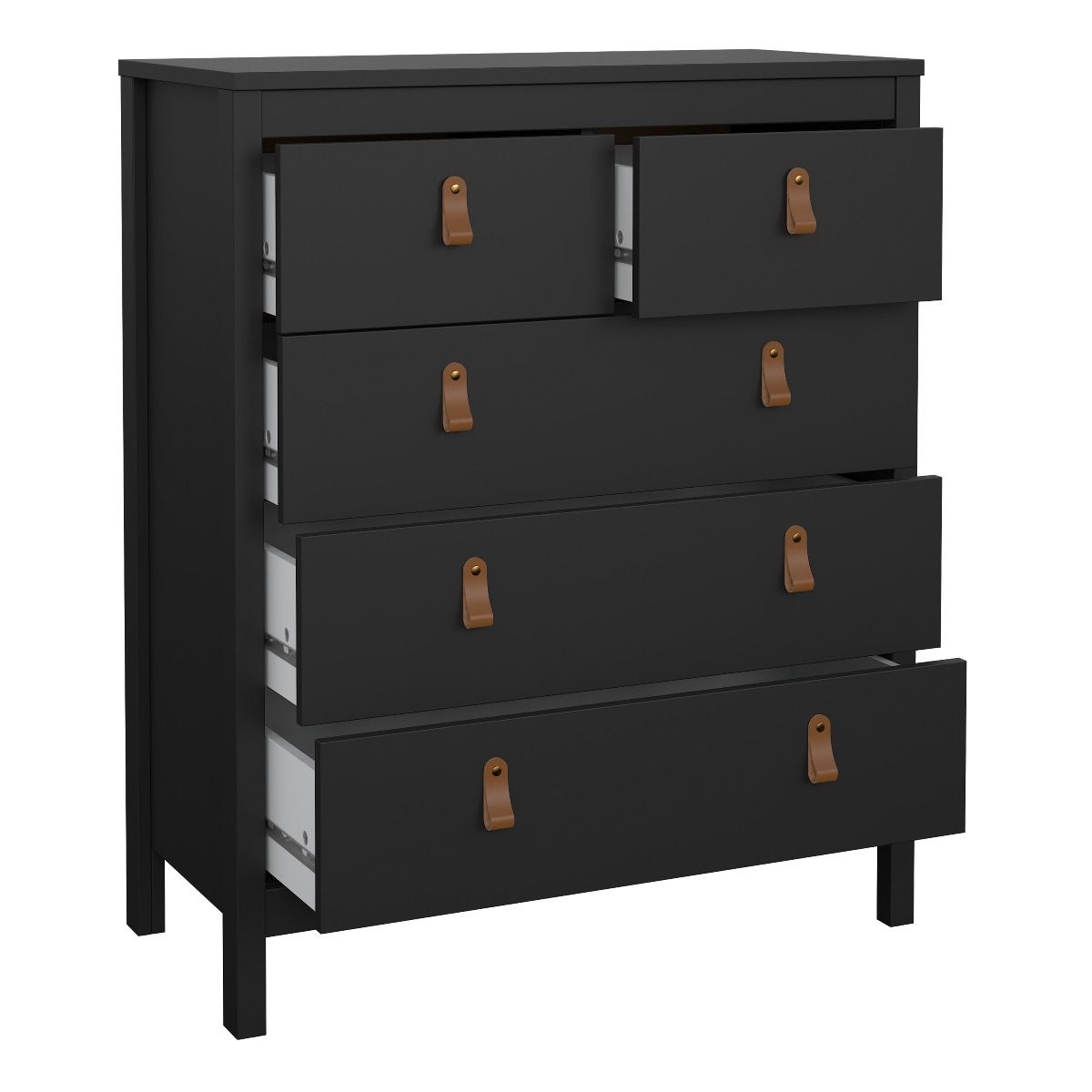 Wooden 3 Piece Bedroom Furniture Set With 3 Doors Wardrobe - Barcelona