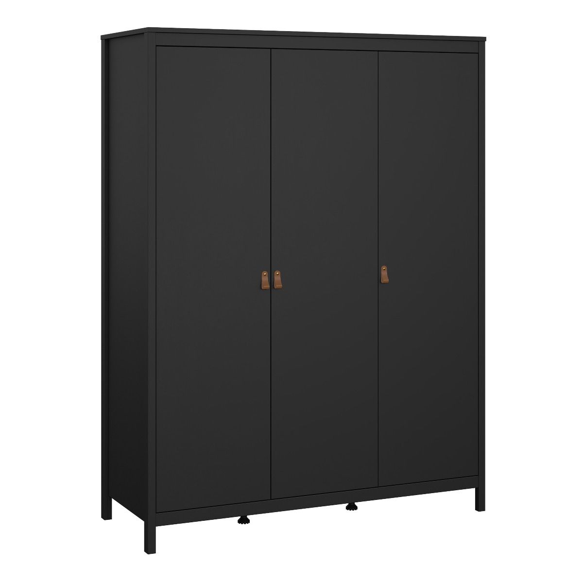 Wooden 3 Piece Bedroom Furniture Set With 3 Doors Wardrobe - Barcelona