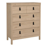 Wooden 3 Piece Bedroom Furniture Set With 3 Doors Wardrobe - Barcelona
