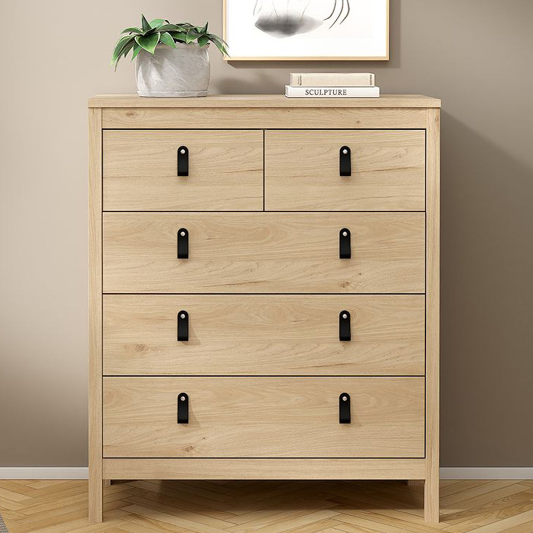 Wooden 3 Piece Bedroom Furniture Set With 3 Doors Wardrobe - Barcelona