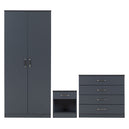 Wooden Bedroom Furniture Set 3 Piece - Dakota