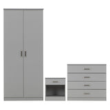 Wooden Bedroom Furniture Set 3 Piece - Dakota