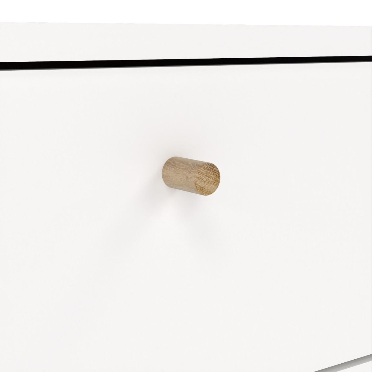 Wooden Bedside Cabinet With 1 Door And 1 Drawer - Cumbria