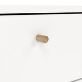 Wooden Bedside Cabinet With 1 Door And 1 Drawer - Cumbria