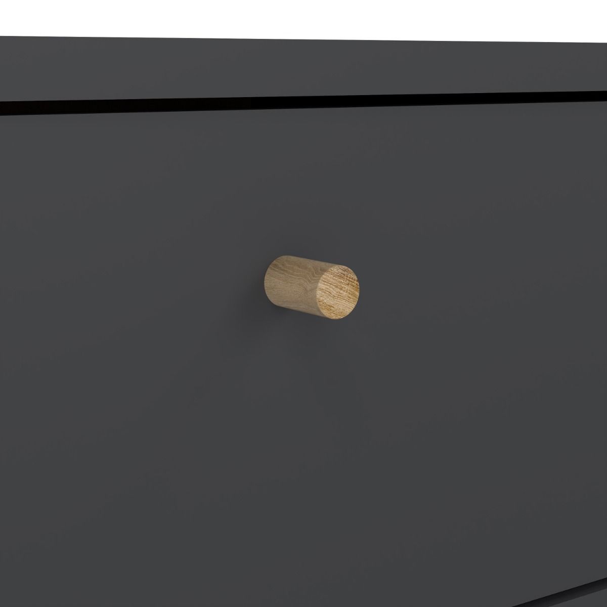 Wooden Bedside Cabinet With 1 Door And 1 Drawer - Cumbria