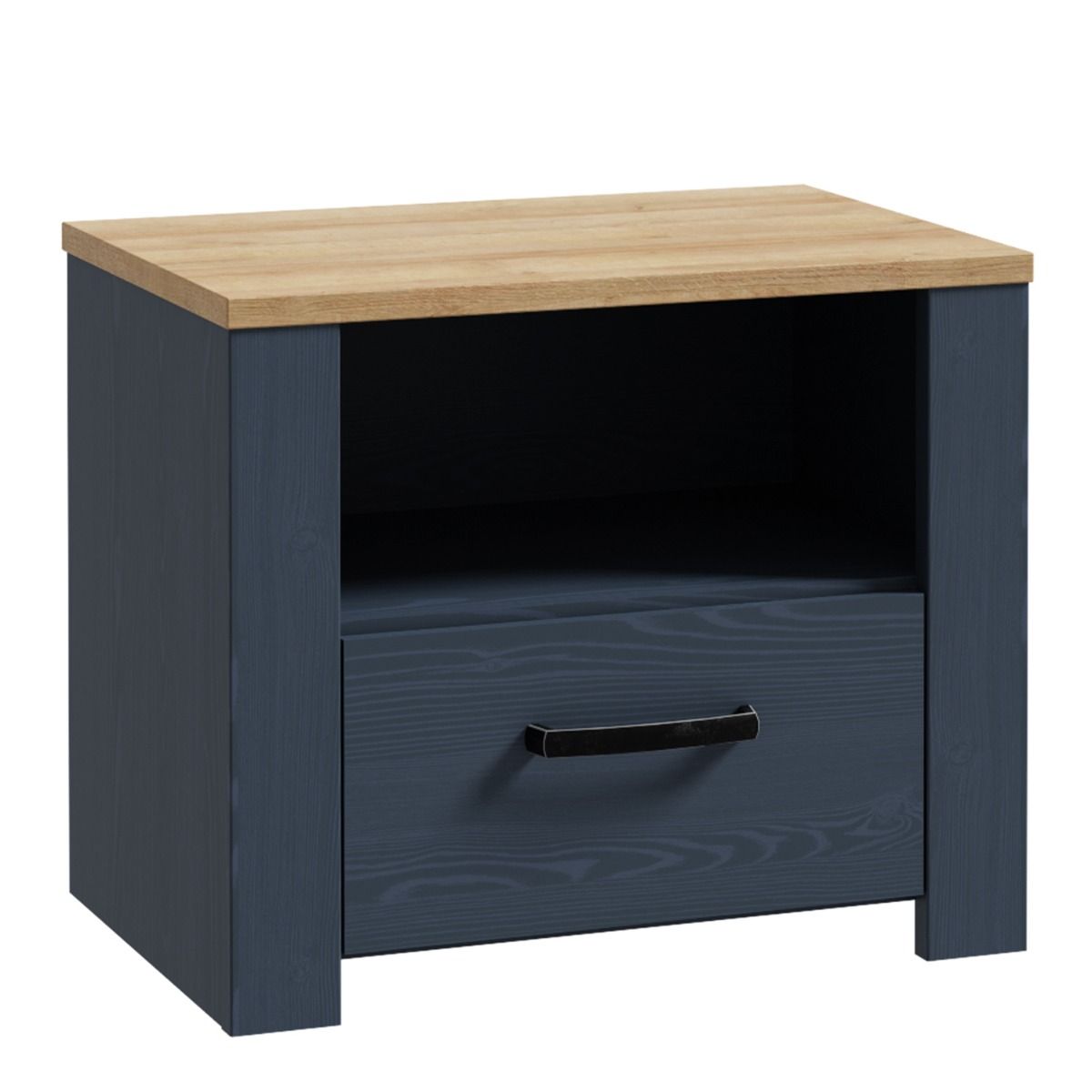 Wooden Bedside Cabinet With 1 Drawer - Bohol