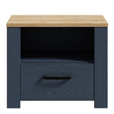 Wooden Bedside Cabinet With 1 Drawer - Bohol