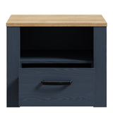 Wooden Bedside Cabinet With 1 Drawer - Bohol