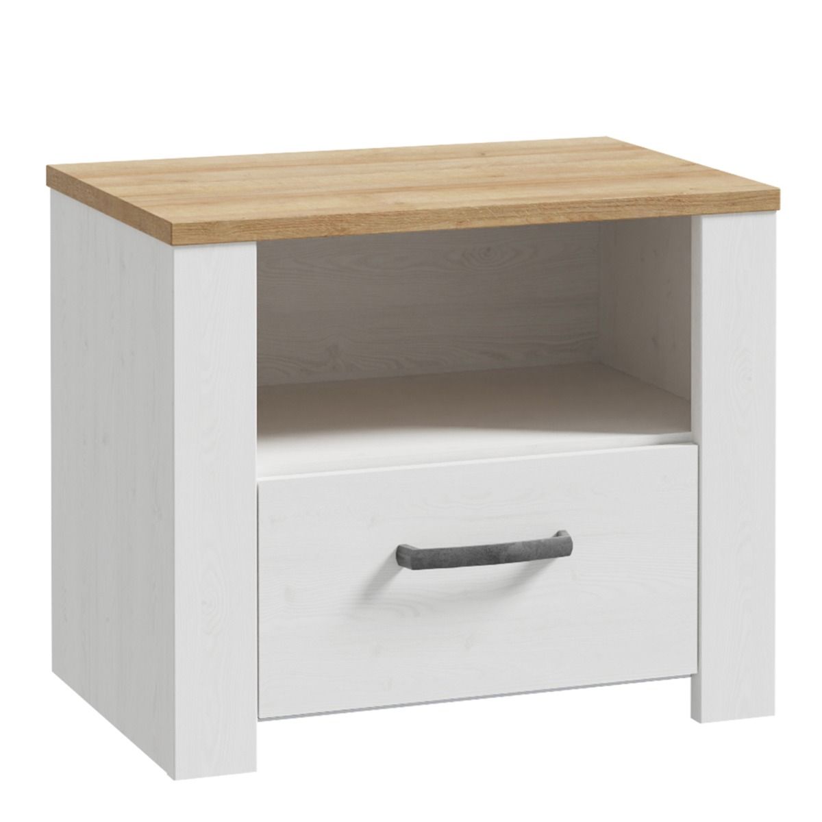 Wooden Bedside Cabinet With 1 Drawer - Bohol