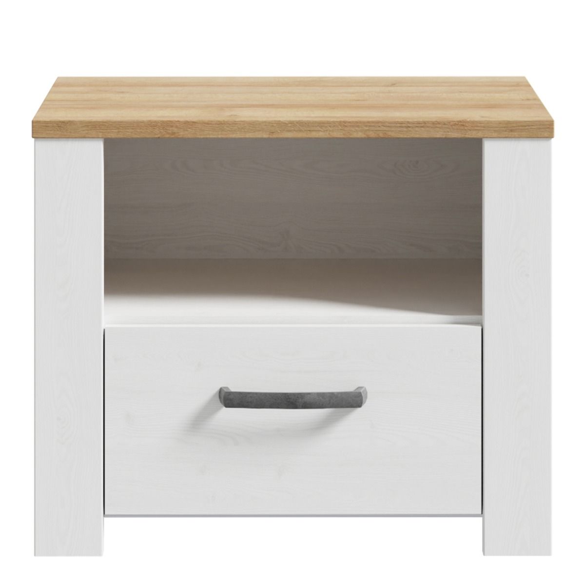 Wooden Bedside Cabinet With 1 Drawer - Bohol