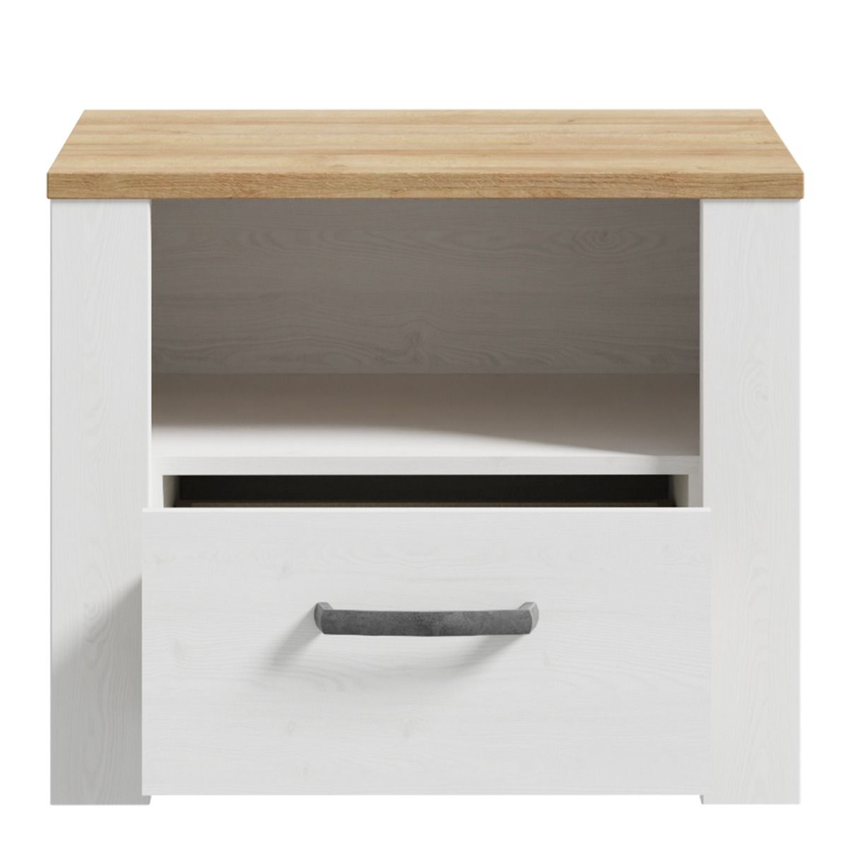 Wooden Bedside Cabinet With 1 Drawer - Bohol
