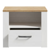 Wooden Bedside Cabinet With 1 Drawer - Bohol