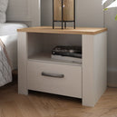 Wooden Bedside Cabinet With 1 Drawer - Bohol