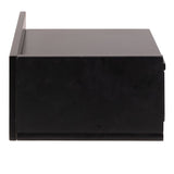 Wooden Bedside Cabinet Square Wall Hung With 1 Drawer - Ashlan