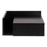 Wooden Bedside Cabinet Square Wall Hung With 1 Drawer - Ashlan
