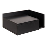 Wooden Bedside Cabinet Square Wall Hung With 1 Drawer - Ashlan