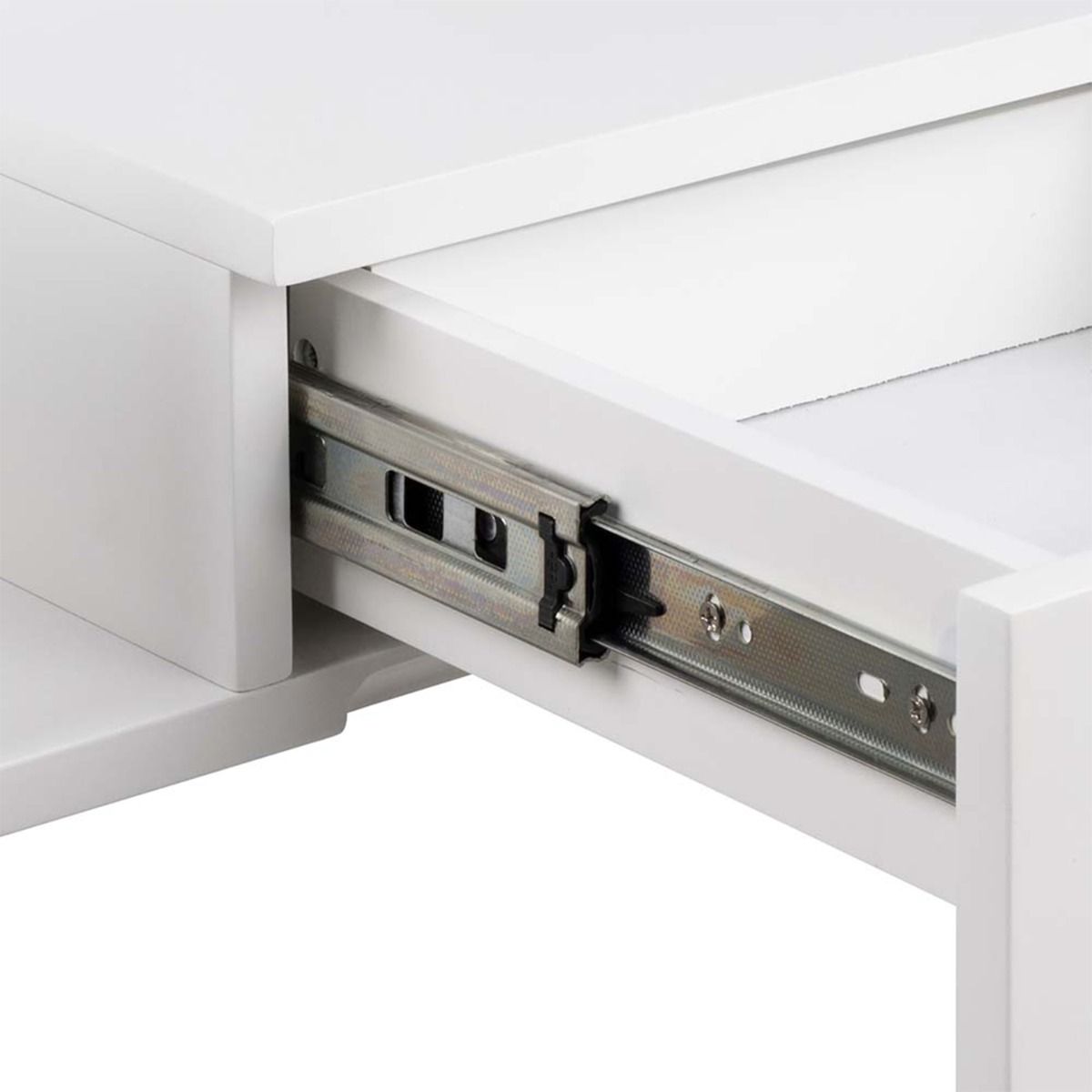 Wooden Bedside Cabinet Square Wall Hung With 1 Drawer - Ashlan