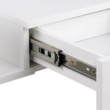 Wooden Bedside Cabinet Square Wall Hung With 1 Drawer - Ashlan