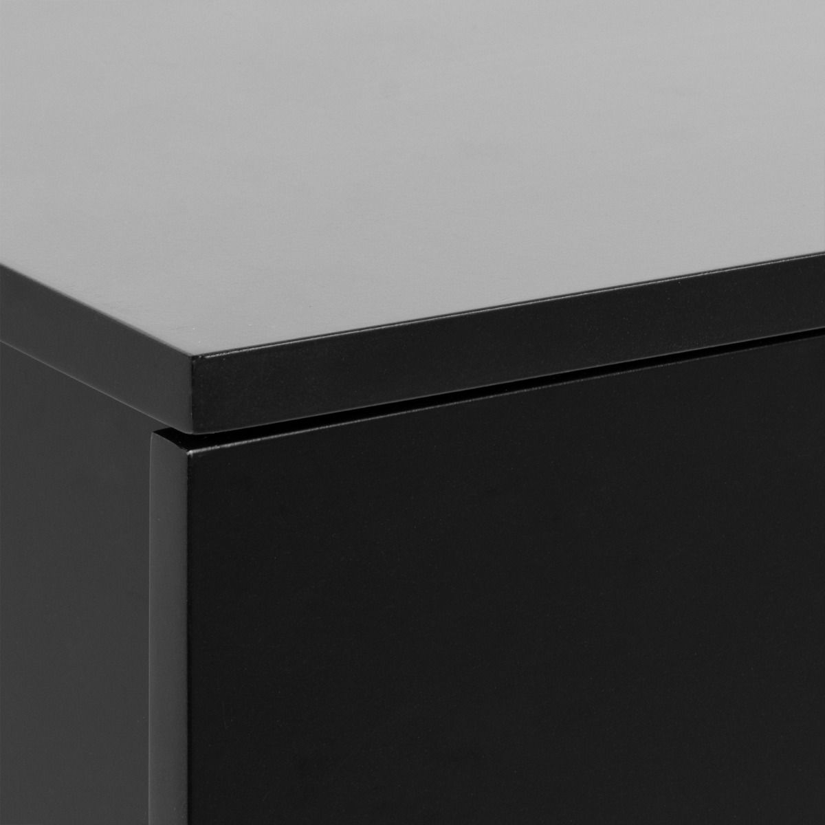 Wooden Bedside Cabinet Square Wall Hung With 1 Drawer - Avignon