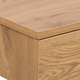 Wooden Bedside Cabinet Square Wall Hung With 1 Drawer - Avignon
