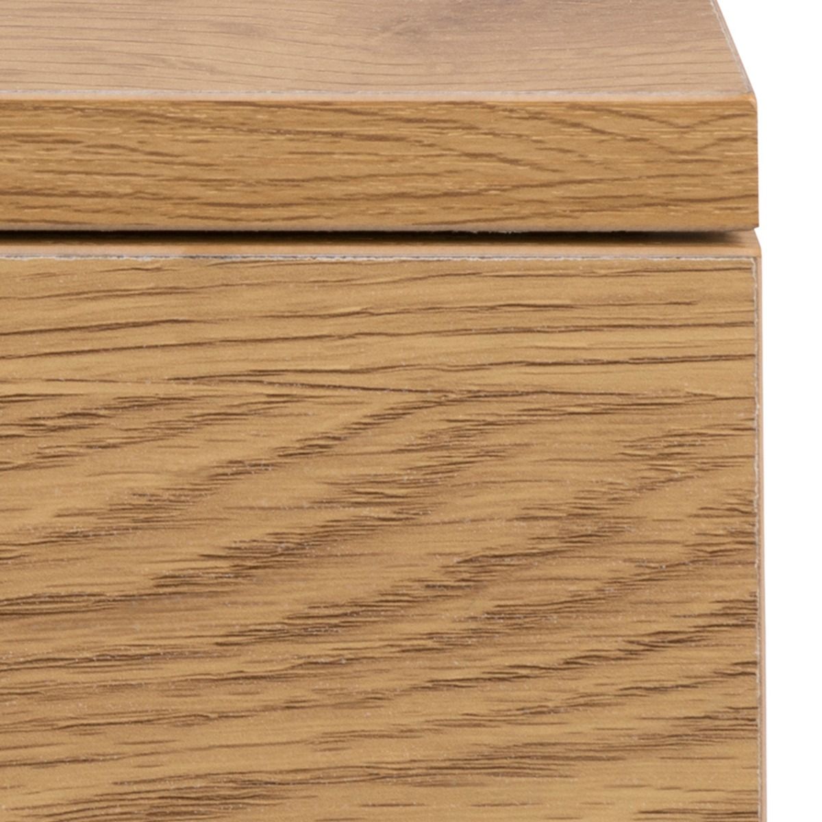 Wooden Bedside Cabinet Square Wall Hung With 1 Drawer - Avignon