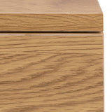 Wooden Bedside Cabinet Square Wall Hung With 1 Drawer - Avignon