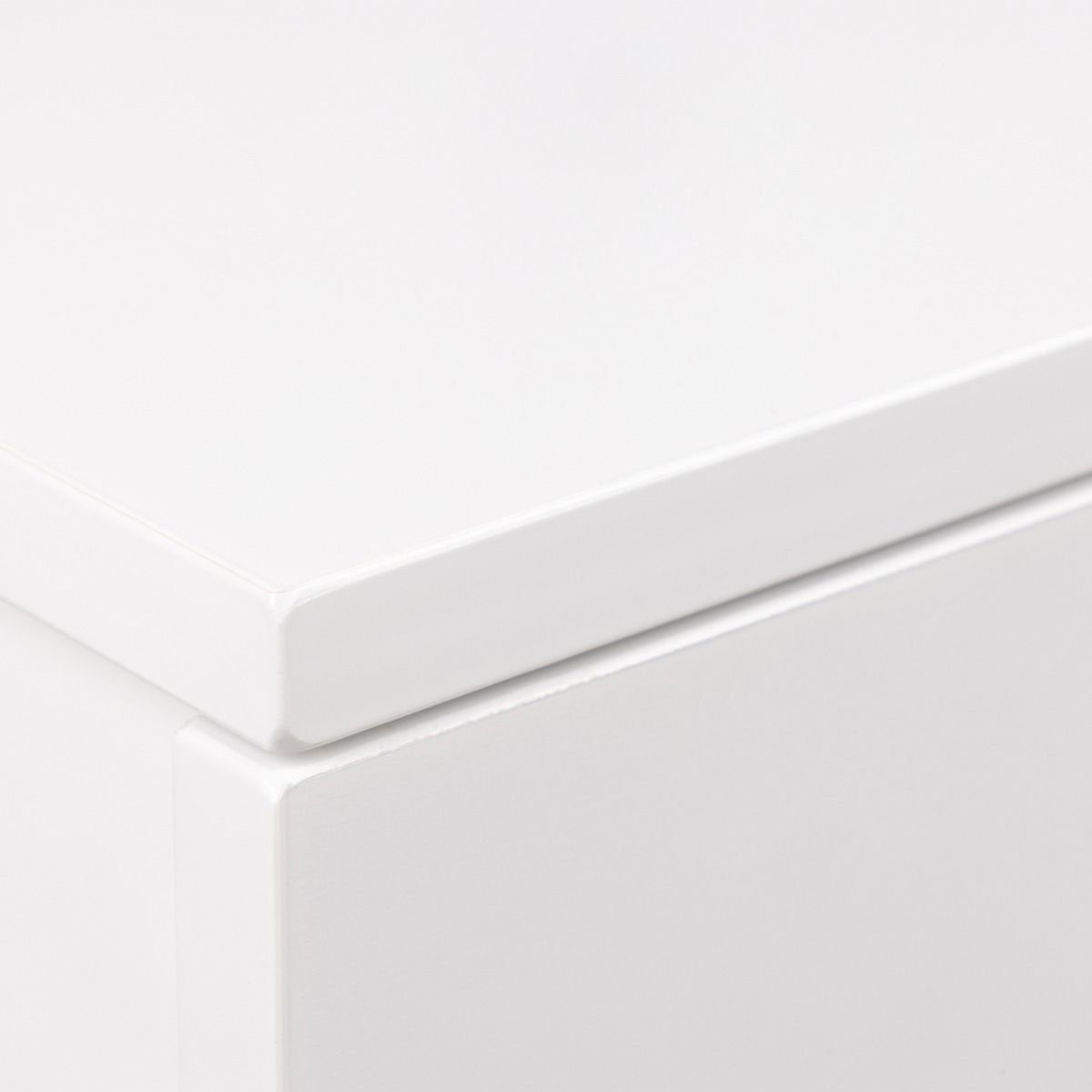 Wooden Bedside Cabinet Square Wall Hung With 1 Drawer - Avignon