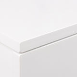 Wooden Bedside Cabinet Square Wall Hung With 1 Drawer - Avignon