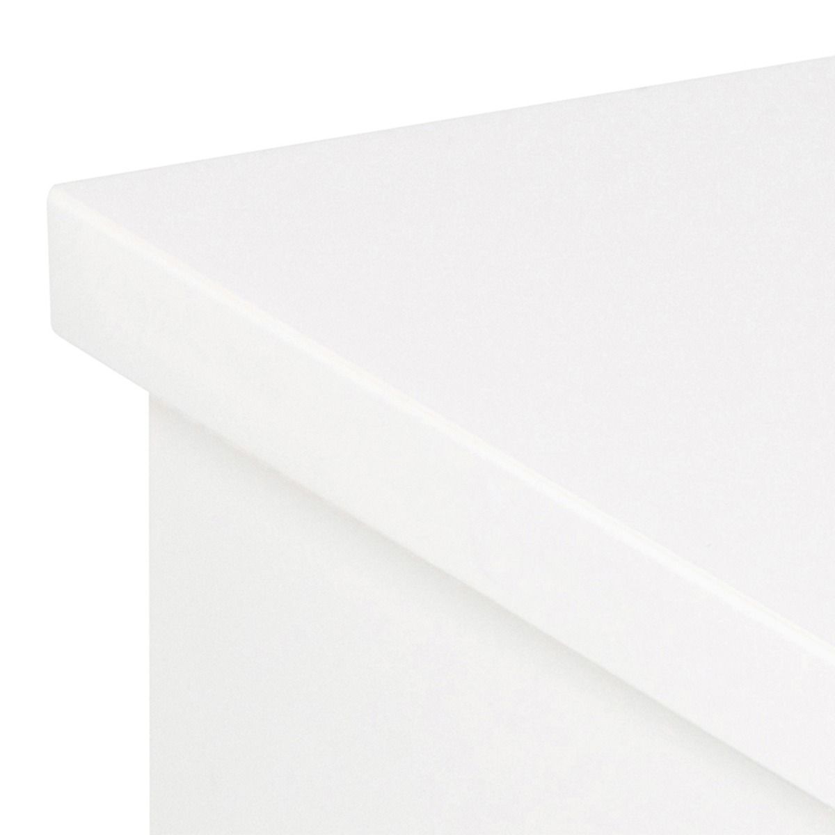 Wooden Bedside Cabinet Square Wall Hung With 1 Drawer - Avignon