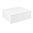 Wooden Bedside Cabinet Square Wall Hung With 1 Drawer - Avignon
