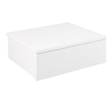 Wooden Bedside Cabinet Square Wall Hung With 1 Drawer - Avignon