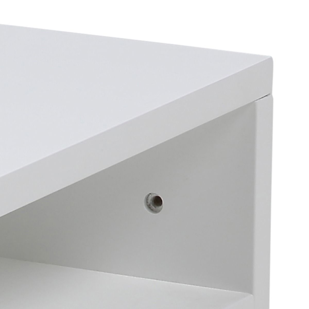 Wooden Bedside Cabinet Wall Hung With 1 Drawer - Ashlan