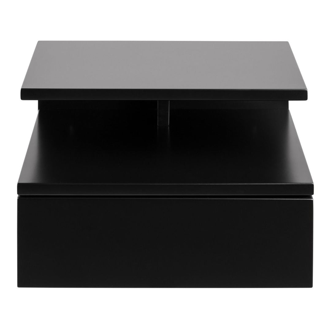 Wooden Bedside Cabinet Wall Hung With 1 Drawer - Ashlan