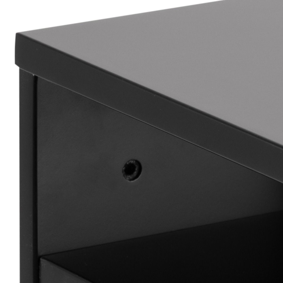 Wooden Bedside Cabinet Wall Hung With 1 Drawer - Ashlan