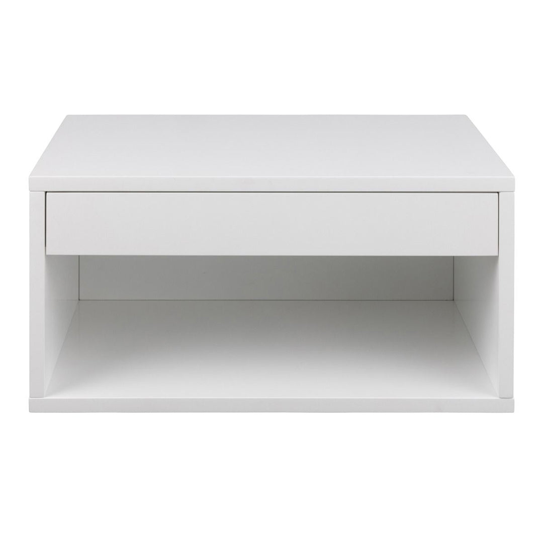 Wooden Bedside Cabinet Wall Mounted With 1 Drawer - Cholet
