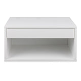 Wooden Bedside Cabinet Wall Mounted With 1 Drawer - Cholet